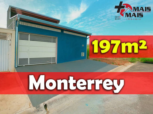 #MONTE380 - Casa para Venda em Monte Mor - SP - 1