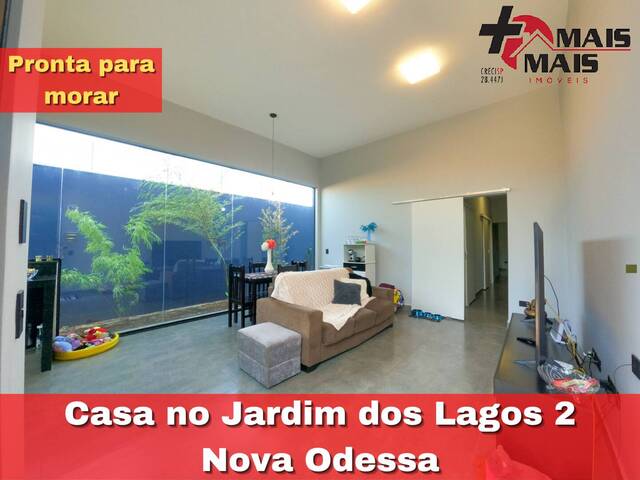 #ODESSA630 - Casa para Venda em Nova Odessa - SP - 2