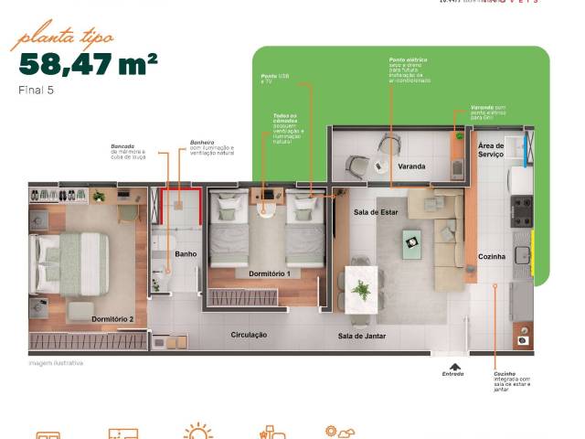 Apartamento para Venda em Hortolândia - 5